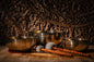 3-Piece Energy Therapy Series Singing Bowl Set, 1000/1400/2200g