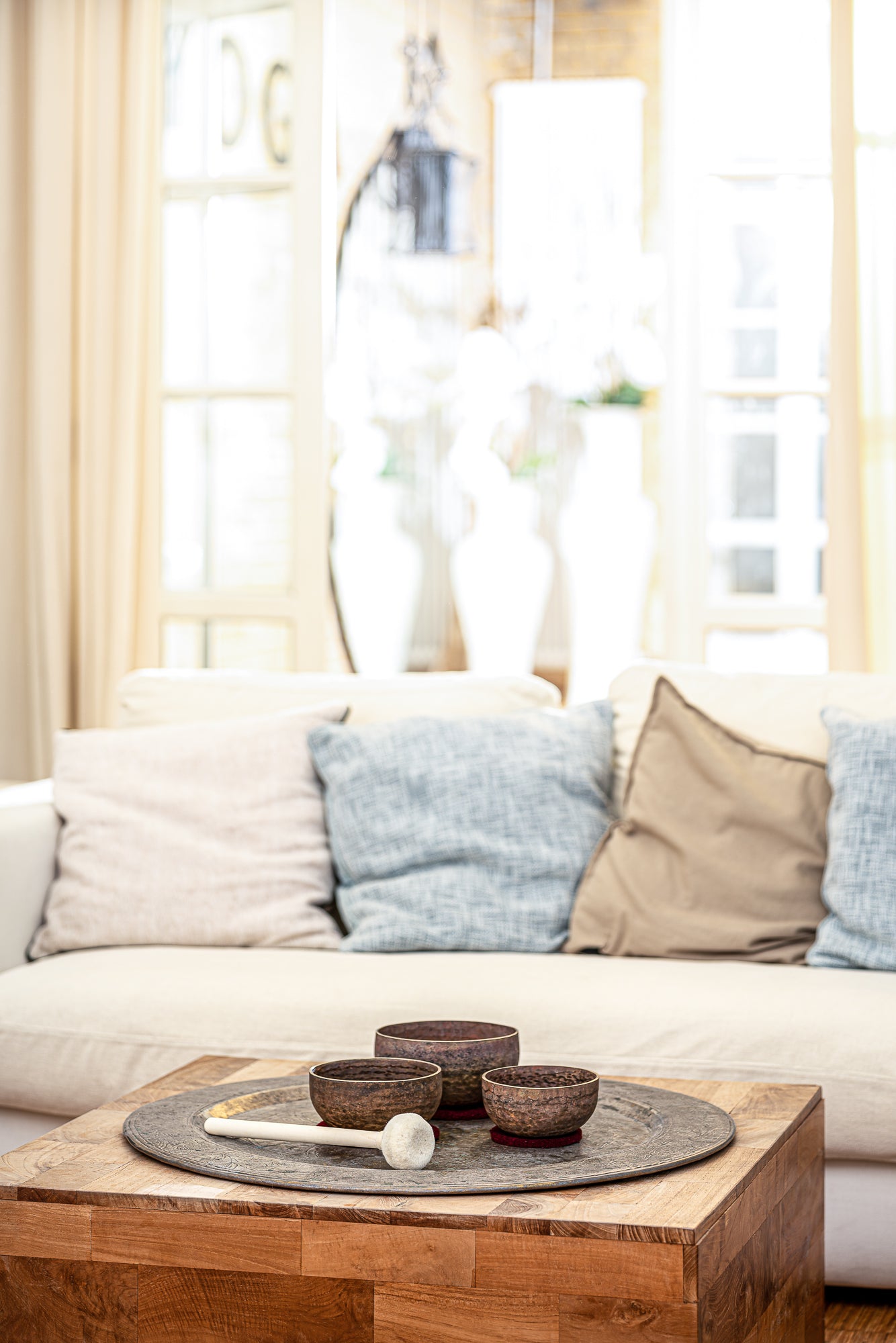 3-Piece Origin Series Singing Bowl Set, 600/700/900g