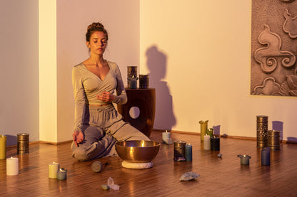 Professional Singing Bowl Mallet, Medium Hard Felt Tip, Large