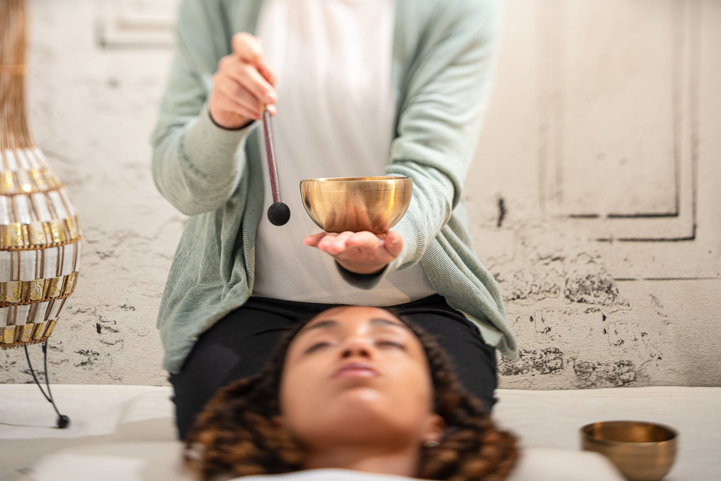 Professional Singing Bowl Mallet, Soft Rubber Tip, Small