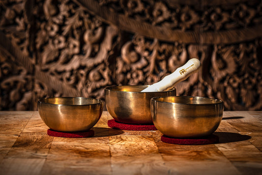 3-Piece Universal Series Singing Bowl Set, 400/500/600g