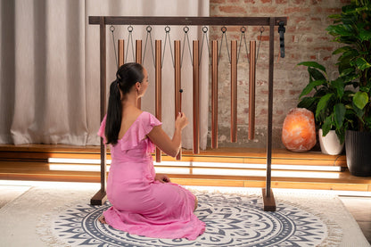 8-Piece Tube Chimes Set, 440 Hz, Bronze