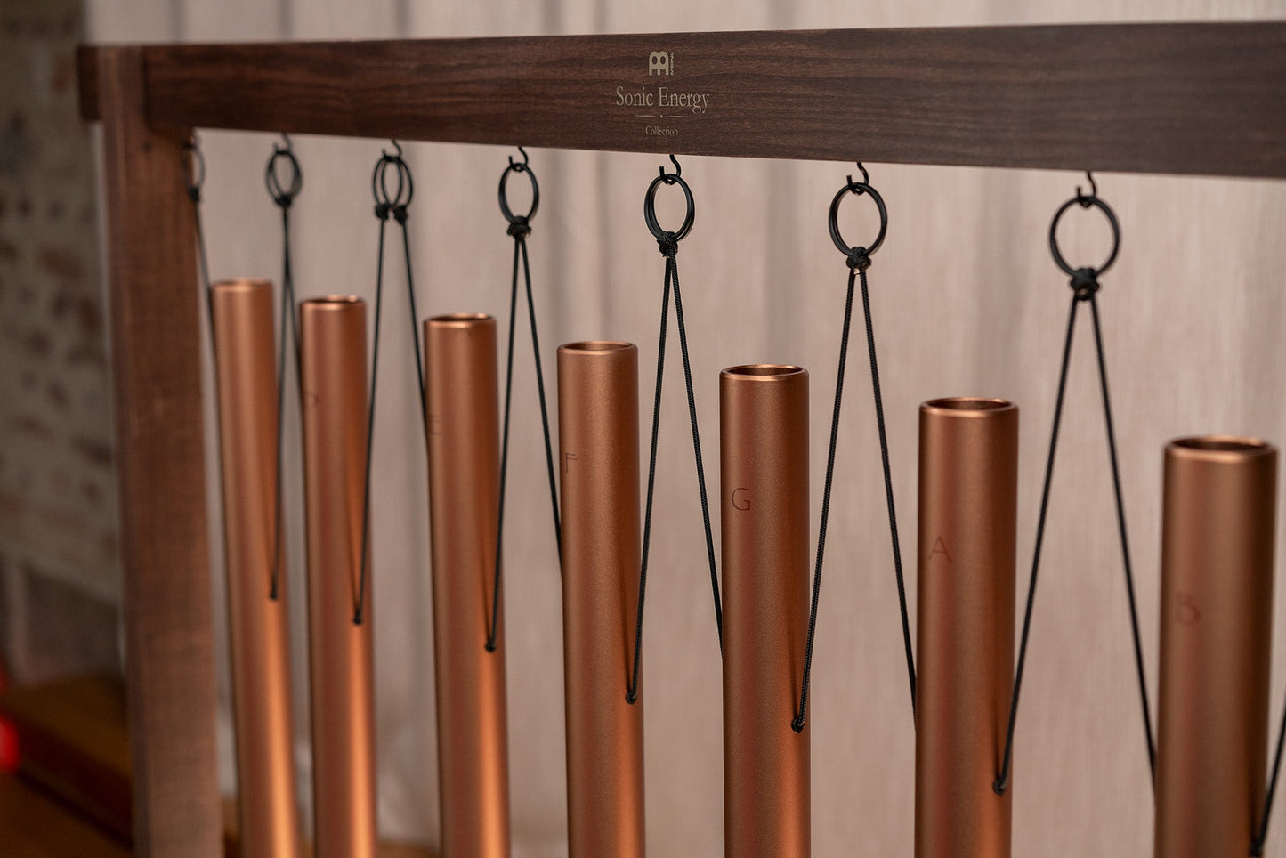 8-Piece Tube Chimes Set, 440 Hz, Bronze