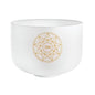 10" Solfeggio Crystal Singing Bowl, Ut 396 Hz, Note G4