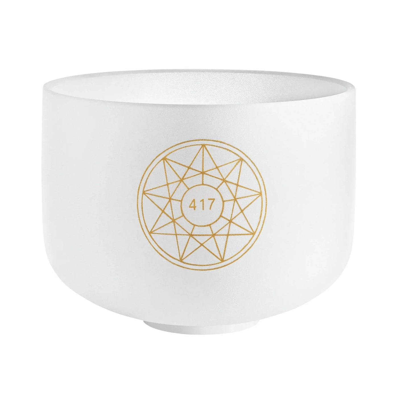 10" Solfeggio Crystal Singing Bowl, Re 417 Hz, Note G#4