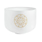10" Solfeggio Crystal Singing Bowl, Re 417 Hz, Note G#4