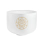 10" Solfeggio Crystal Singing Bowl, Fa 639 Hz, Note D#4