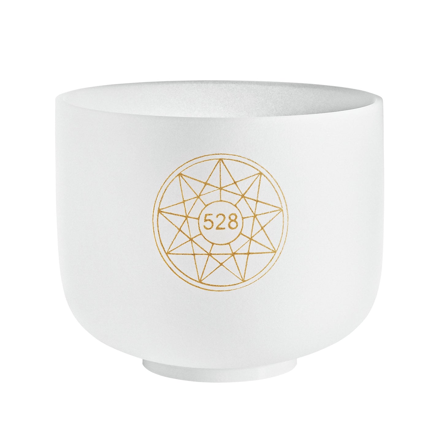 8" Solfeggio Crystal Singing Bowl, Mi 528 Hz, Note C5