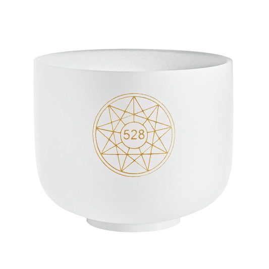 8" Solfeggio Crystal Singing Bowl, Mi 528 Hz, Note C5