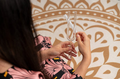 Solfeggio Crystal Tuning Fork, 528 Hz / C5