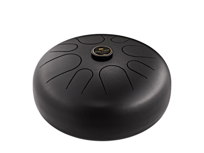 12" Steel Tongue Drum, A Minor, Black