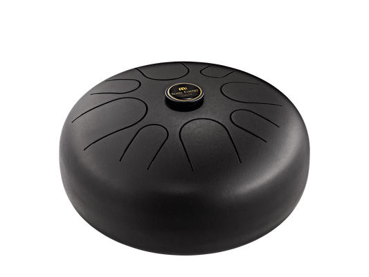 12" Steel Tongue Drum, G Major, Black