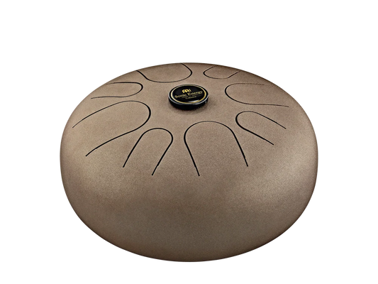 12" Steel Tongue Drum, G Major, Vintage Brown
