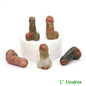 Crystal Penis with Black Obsidian Fertility Stone