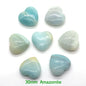 Premium Natural Crystal Hearts for Healing and Meditation
