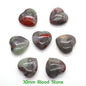 Premium Natural Crystal Hearts for Healing and Meditation