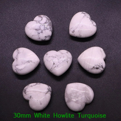 Premium Natural Crystal Hearts for Healing and Meditation
