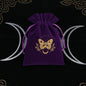 Premium Witchy Purple Velvet Tarot Card Protection Bags