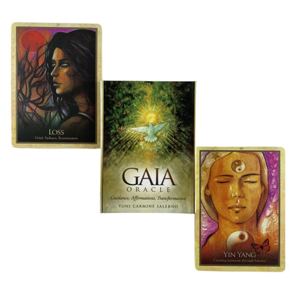 Gaia Healing Oracle Card Deck for Guidance and Love