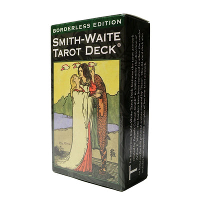 Premium Smith-Waite Borderless Tarot Deck with Guidebook