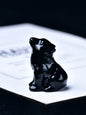 Healing Crystal Wolf Statues for Meditation and Protection