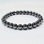 Hematite Round Bead Bracelet - Grounded Focus