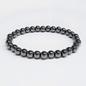 Hematite Round Bead Bracelet - Grounded Focus