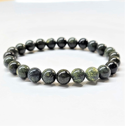 Serpentine Round Bead Bracelet – 8mm or 10mm – additional product image