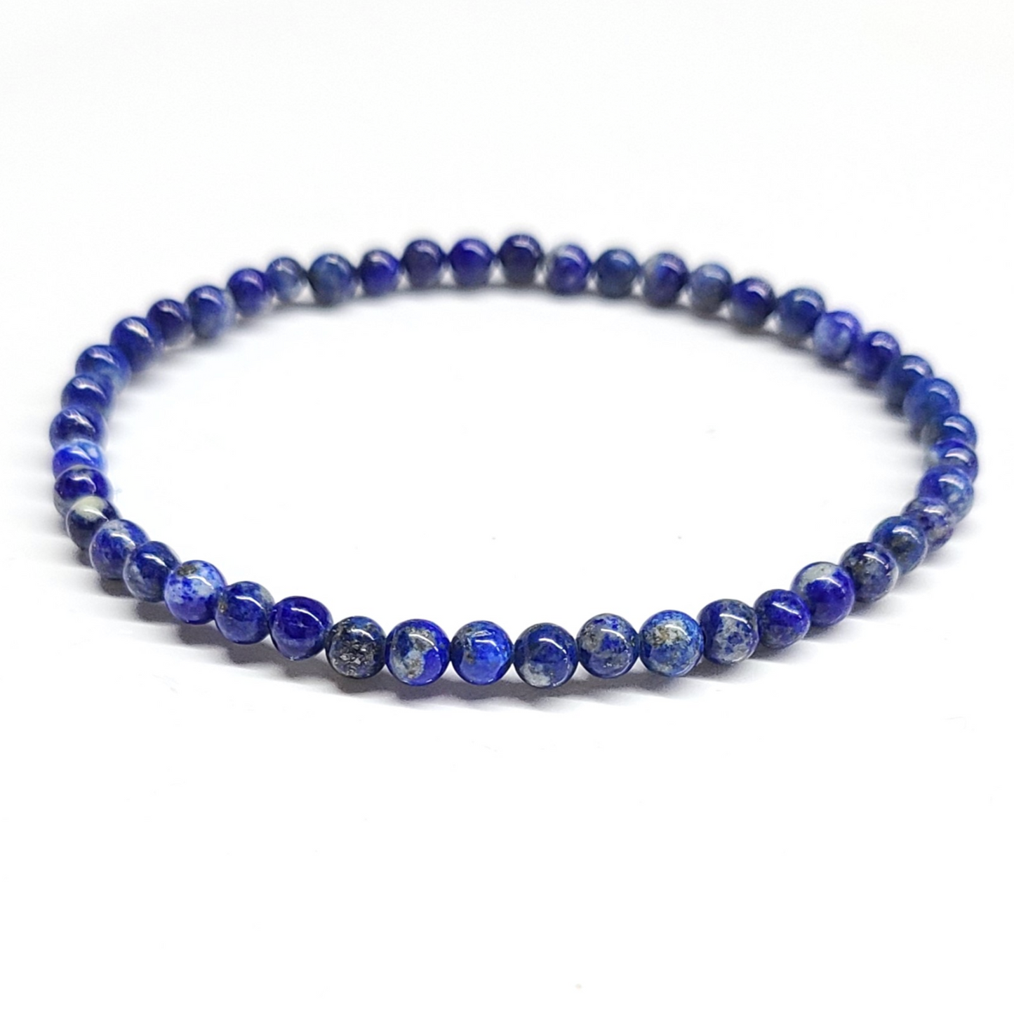 Lapis Lazuli Round Bead Bracelet - Veil Lifter