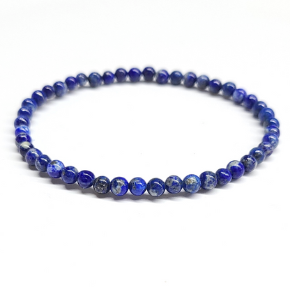 Lapis Lazuli Round Bead Bracelet - Veil Lifter