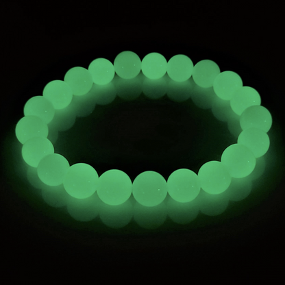 Glow-in-the-Dark Round Bead Bracelet - Mystic Fun