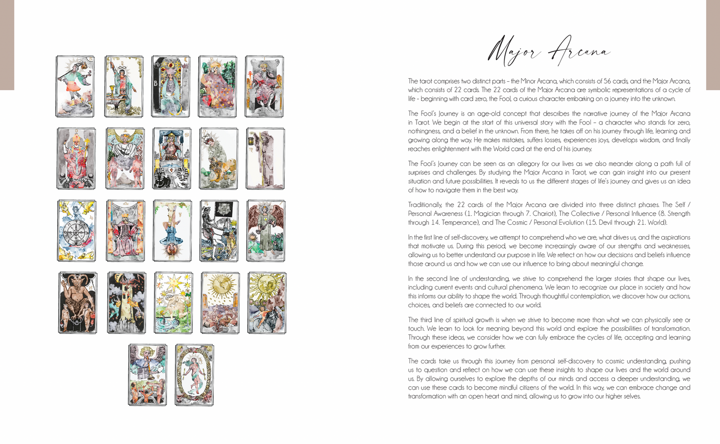Mystical Intuitive Tarot Workbook: Decoding The Cards