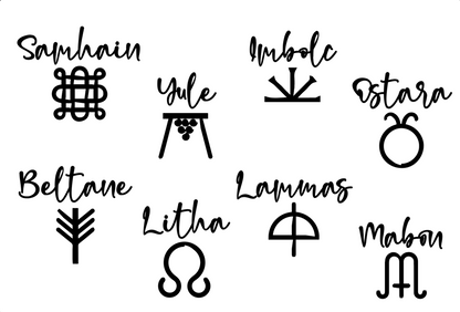 Sabbat Stamps for Ritual Celebrations | Mystics Vibe