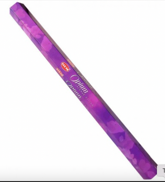 Hem Opium Long Incense Sticks for Relaxation and Sensuality