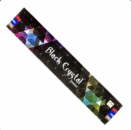 Premium Satya Black Crystal Healing Incense Sticks 15g
