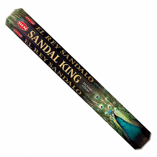 Relaxing Sandalwood Incense Sticks - Sandal King 20ct