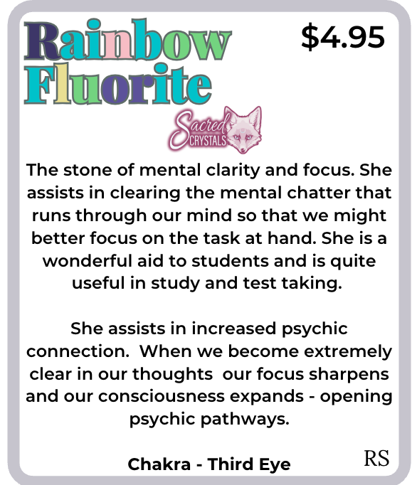 Rough Rainbow Fluorite – Raw Stone from China