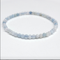 Aquamarine Round Bead Bracelet - Emotional Healing