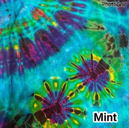 Tie Dye Halter Crop Top - Festival Boho Style