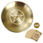 Gold Tree of Life Ritual Altar Plates for Smudging