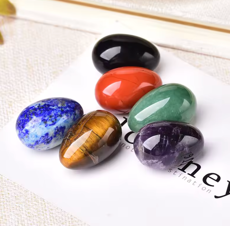Premium Healing Crystal Yoni Eggs with Amethyst and More
