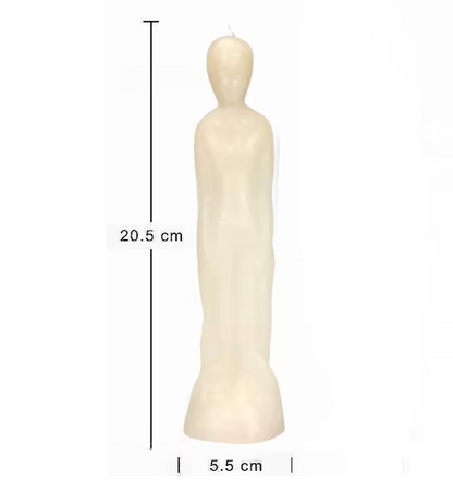 Female Male Figurine Ritual Candles in Assorted Colors