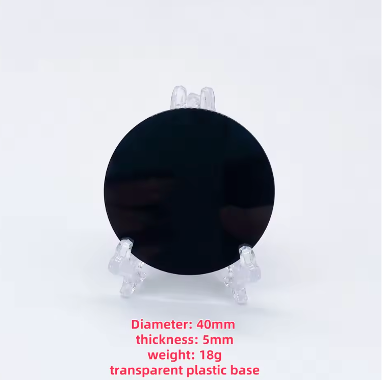 Black Obsidian Scrying Mirror for Divination Insight