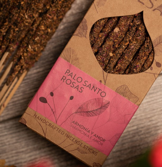 Rose Palo Santo Incense 30pk