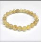 Rutilated Quartz Round Bead Bracelet - Spiritual Illumination