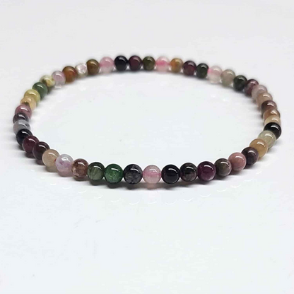Multi-Tourmaline Round Bead Bracelet - Lightness of Being