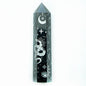 Obsidian Amethyst Crystal Tower Snake Sun Moon Star