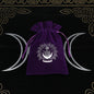 Premium Witchy Purple Velvet Tarot Card Protection Bags