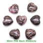Premium Natural Crystal Hearts for Healing and Meditation