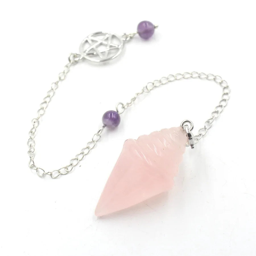 Pentacle Crystal Pendulums for Healing and Divination